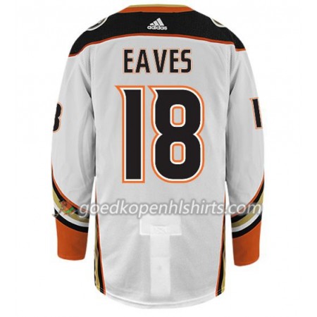 Anaheim Ducks PATRICK EAVES 18 Adidas Wit Authentic Shirt - Mannen
